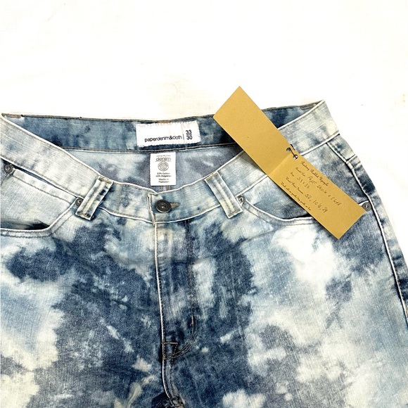 Upcycled Ocean Galaxy Jeans Size 32 x 30 8 10 12 - Picture 5 of 14